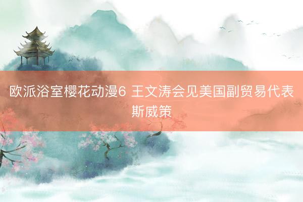 欧派浴室樱花动漫6 王文涛会见美国副贸易代表斯威策